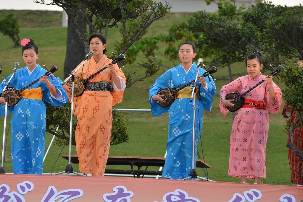 前夜祭で盛り上げ／とうがにあやぐ大会 – 宮古毎日新聞社ホームページ