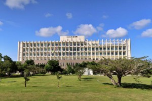 新型コロナウイルスの感染拡大を受け厳戒態勢を取る県立宮古病院