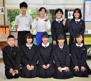 平良中新聞部の皆さん