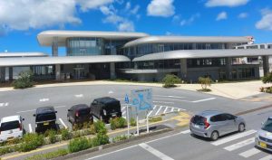 開館３年を迎える市未来創造センター＝16日、平良東仲宗根