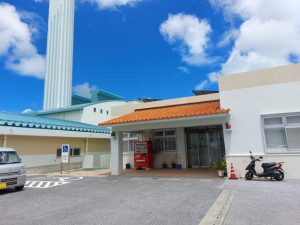 市下水道課では早期の下水道加入を呼び掛けている=9日、平良西仲宗根のクリーンセンター