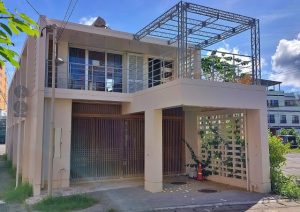 利用率が大幅に伸びている市街地型エコハウス＝平良根間地区