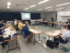ＣＮＰ形成計画策定に向けた第１回協議会＝22日、平良港ターミナルビル