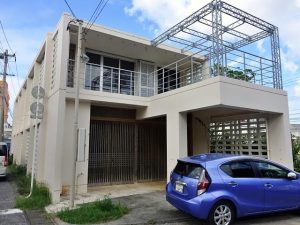 利用率が大幅に伸びている市街地型エコハウス=平良根間地区