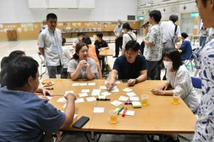 地産地消と地域経済循環について理解を深めた市民ワークショップ＝9日、伊良部公民館