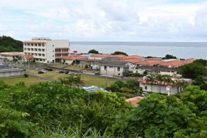 女が勤務していた国立療養所宮古南静園=25日