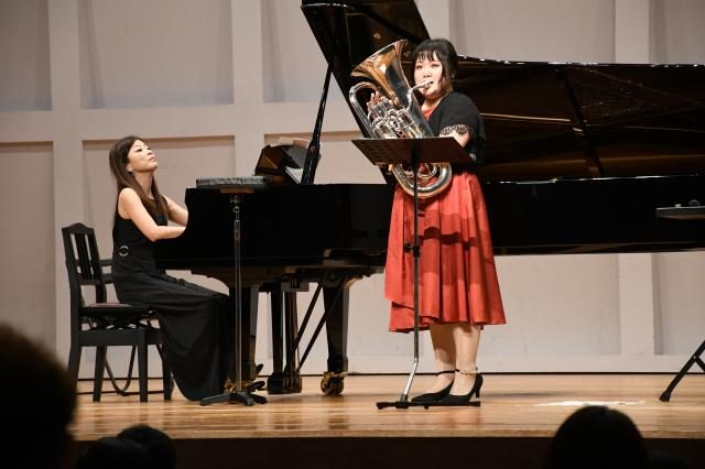 柔らかな音色で魅了／ユーフォニアム奏者・山崎さん