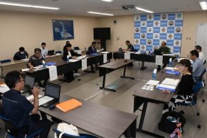 公共施設の活用に向けた議論をスタートさせた行政経営会議=6日、市役所