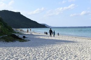 市は新城海岸を含め県内海岸の包括的な管理を行うよう要望する方針を示した＝10日、新城海岸