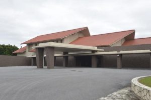 火葬炉増設工事が予定されている市斎苑＝26日、平良東仲宗根添